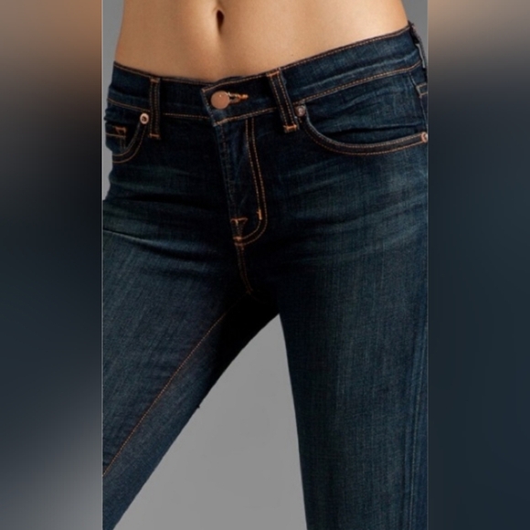 J Brand Stove Pipe Skinny Dark Vintage Jeans Women’s Size 27 - Picture 4 of 10